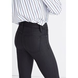 Madewell 9" High-Rise Skinny Coated Jeans Women's Size 27 Dark Blue/Gray E0410